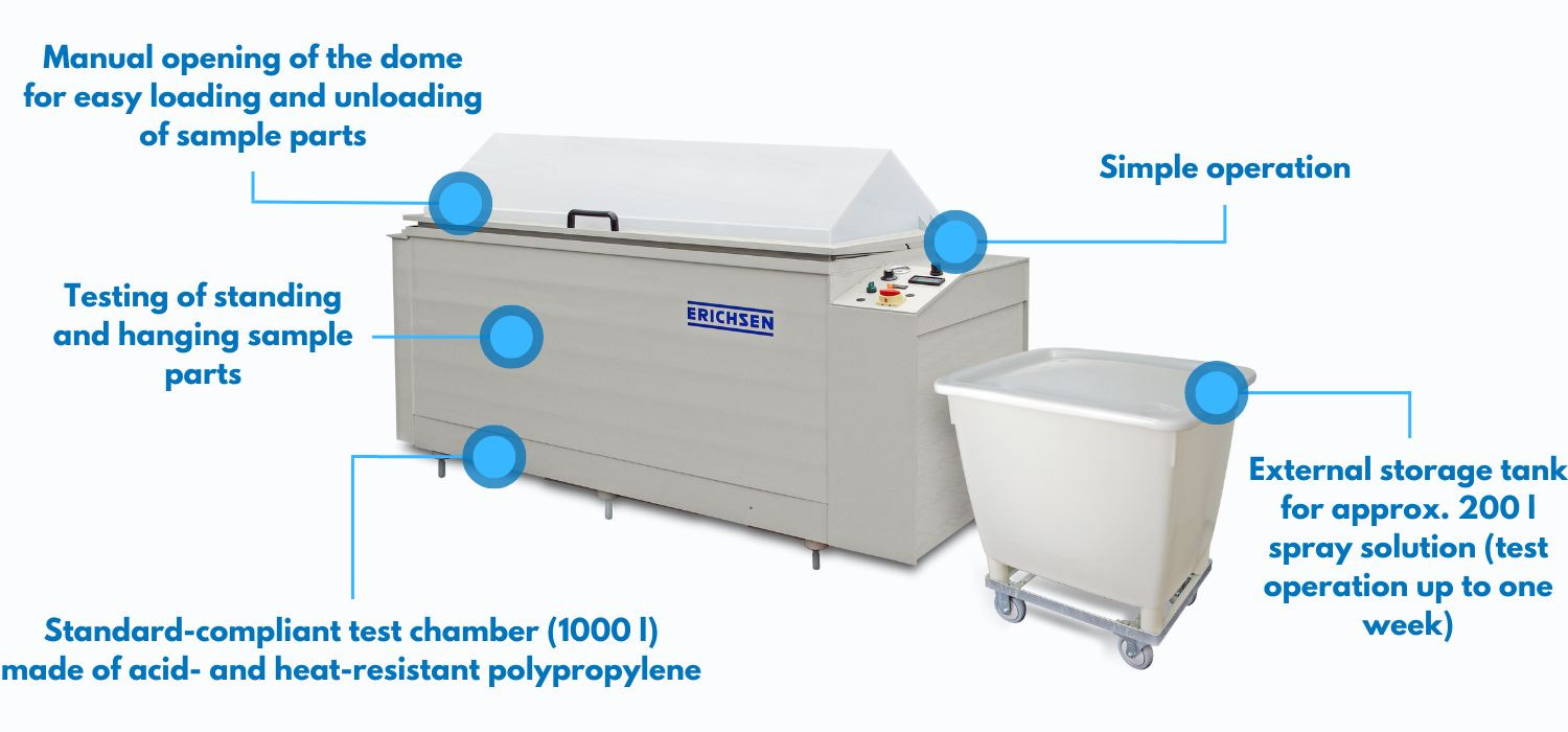 Tủ thử nghiệm ăn mòn Erichsen 606/1000 basic Tủ thử nghiệm ăn mòn Erichsen 606/1000 basic
